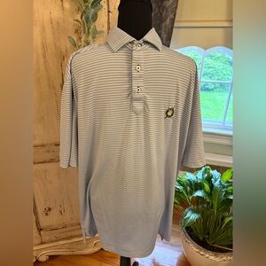 Stitch Striped Golf shirt. Size M/L. Athleisure, Pickleball
